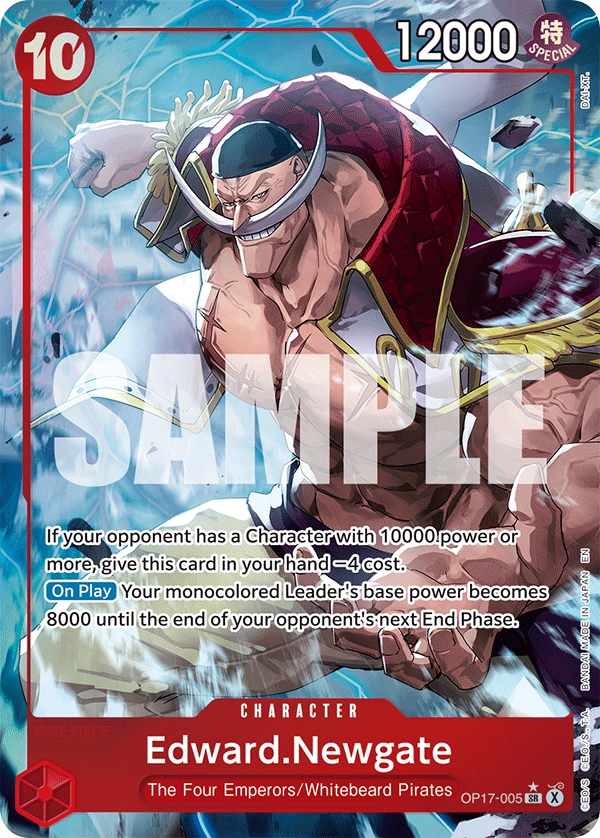 Edward.Newgate (Character) (OP17-005) (SR) (Alternate Art)