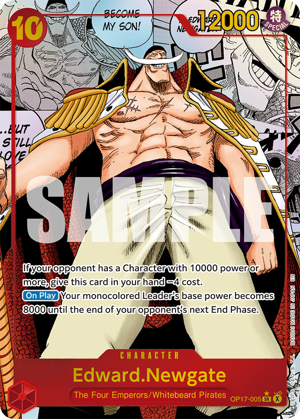 Edward.Newgate (Character) (OP17-005) (SR) (Manga Alternate Art)