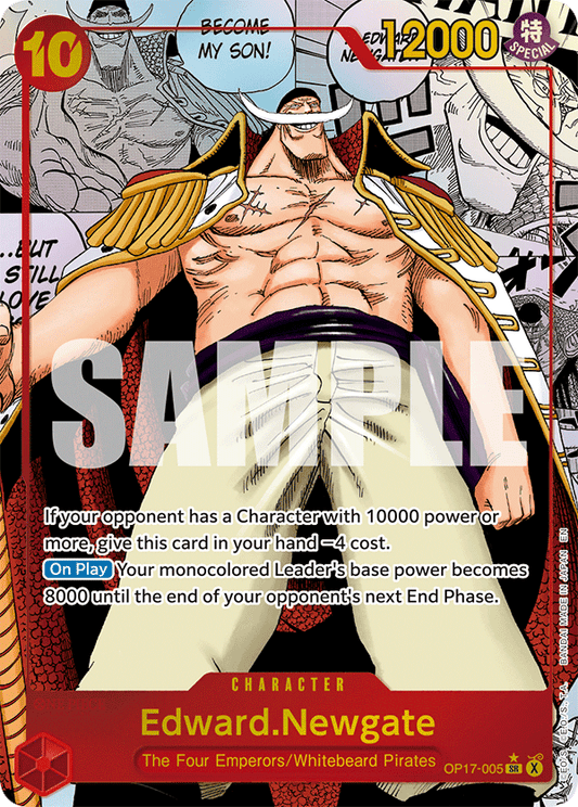 Edward.Newgate (Character) (OP17-005) (SR) (Manga Alternate Art)