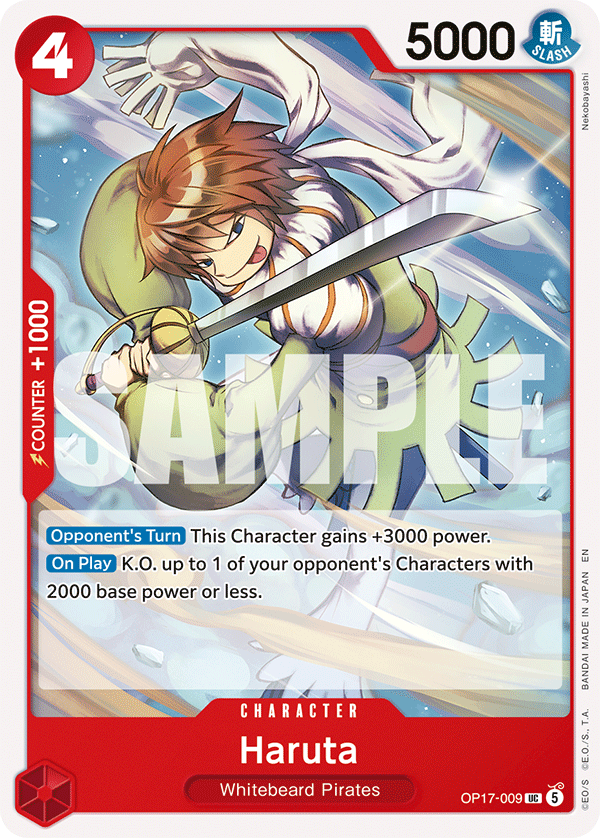 Haruta (Character) (OP17-009) (UC)