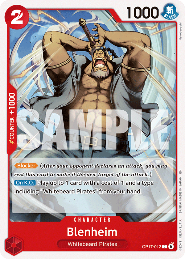 Blenheim (Character) (OP17-012) (C)