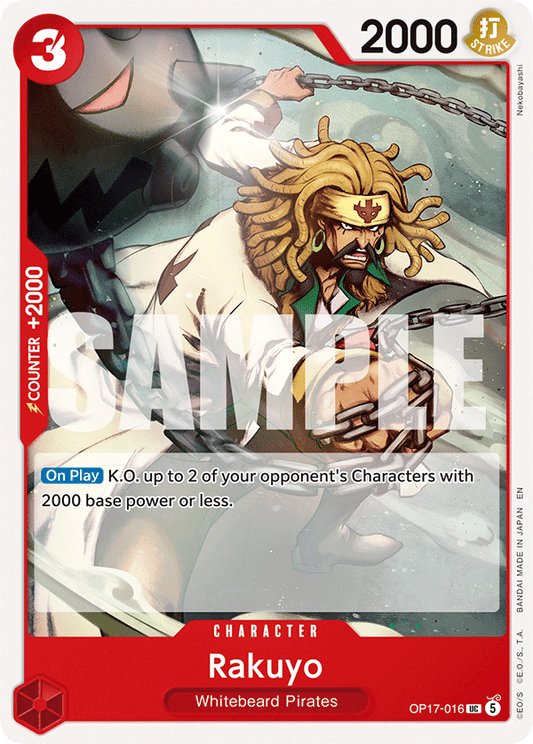 Rakuyo (Character) (OP17-016) (UC)