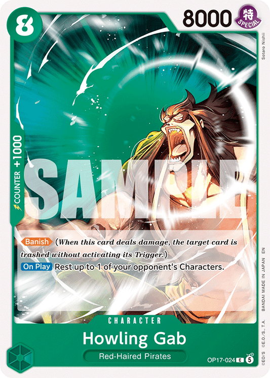 Howling Gab (Character) (OP17-024) (C)