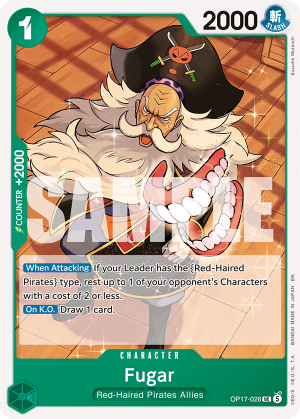 Fugar (Character) (OP17-026) (UC)