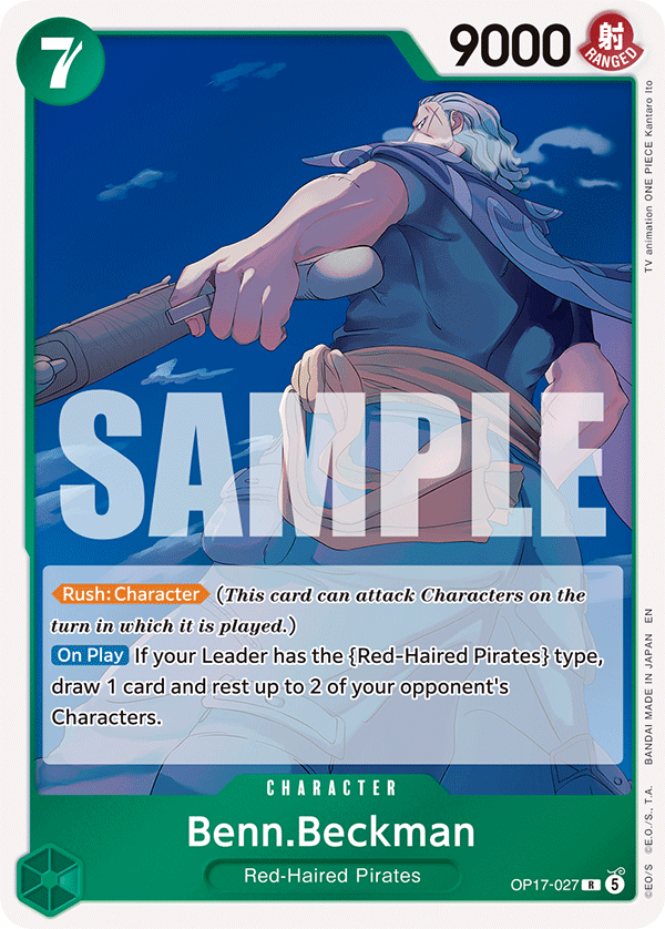 Benn.Beckman (Character) (OP17-027) (R)