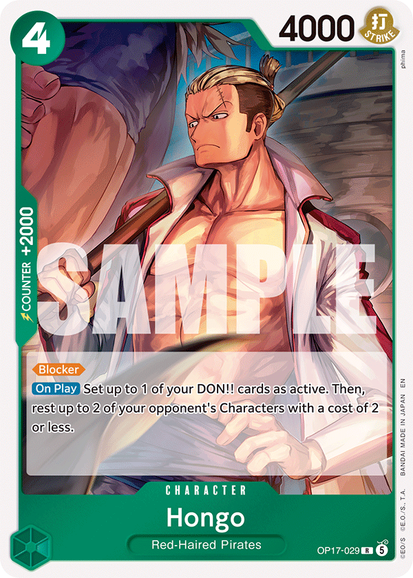 Hongo (Character) (OP17-029) (R)