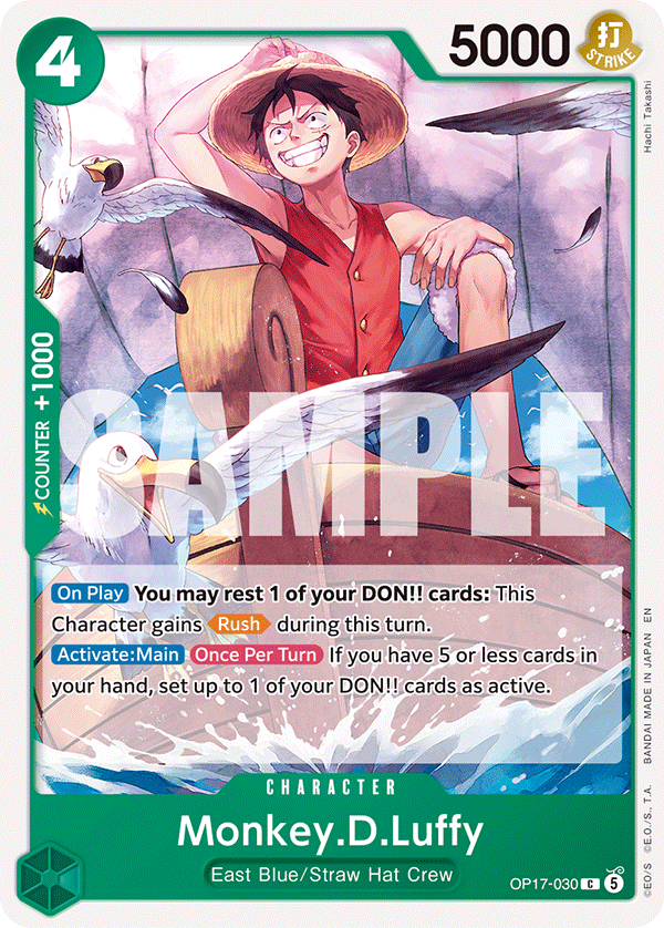 Monkey.D.Luffy (Character) (OP17-030) (C)