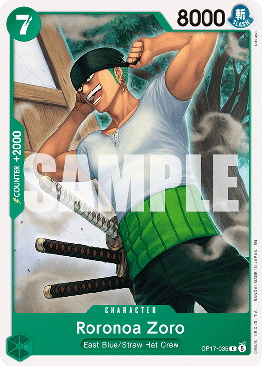 Roronoa Zoro (Character) (OP17-035) (C)