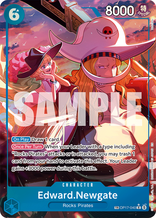 Edward.Newgate (Character) (OP17-040) (TR) (Alternate Art)