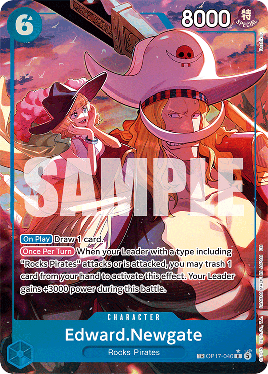 Edward.Newgate (Character) (OP17-040) (TR) (Alternate Art)