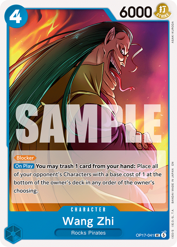 Wang Zhi (Character) (OP17-041) (UC)