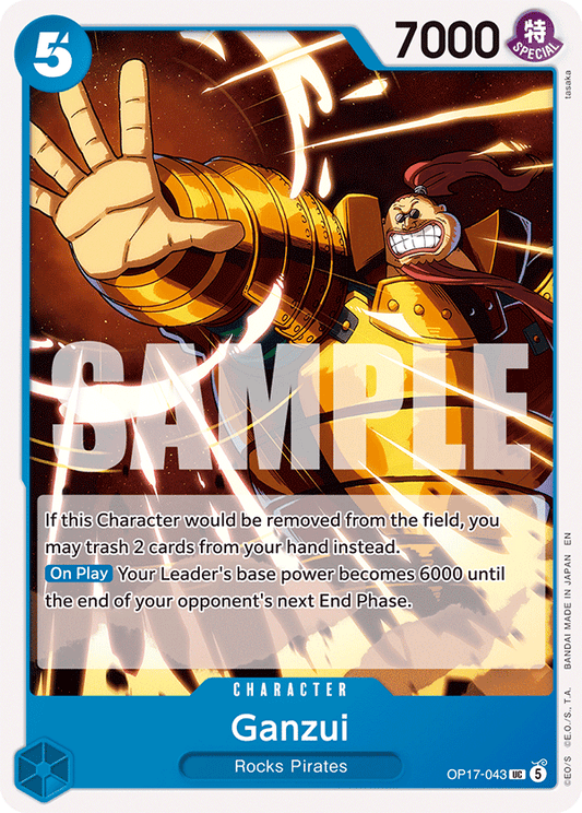 Ganzui (Character) (OP17-043) (UC)