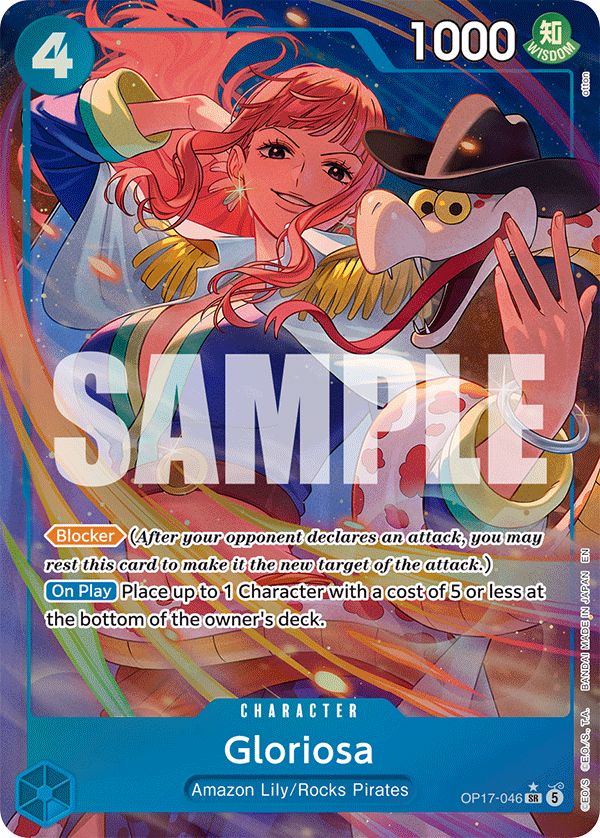 Gloriosa (Character) (OP17-046) (SR) (Alternate Art)