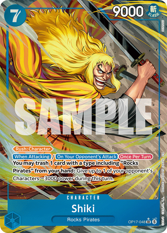 Shiki (Character) (OP17-048) (SR) (Alternate Art)