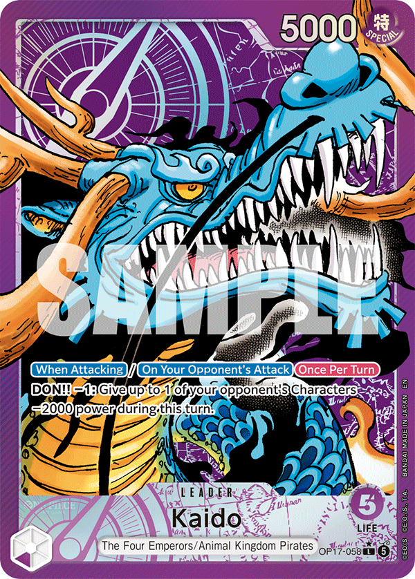 Kaido (Leader) (OP17-058) (L) (Alternate Art)