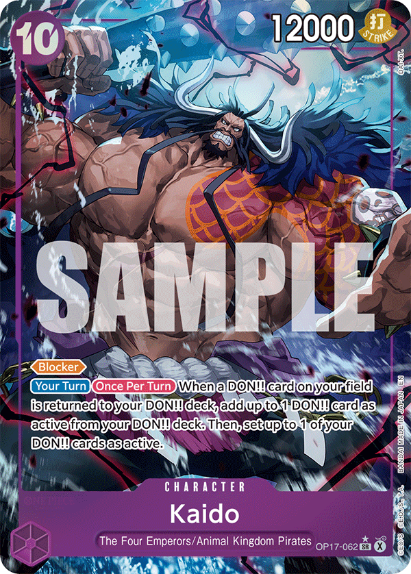 Kaido (Character) (OP17-062) (SR) (Alternate Art)