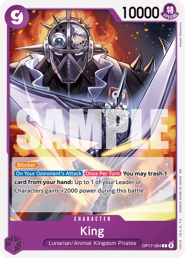 King (Character) (OP17-064) (C)