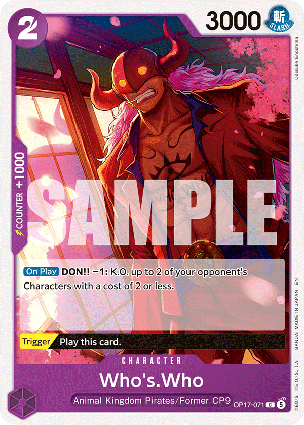 Who's.Who (Character) (OP17-071) (C)