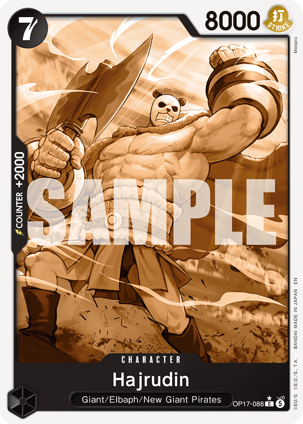 Hajrudin (Character) (OP17-088) (C) (Alternate Art)