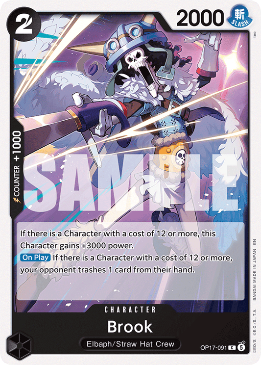 Brook (Character) (OP17-091) (C)