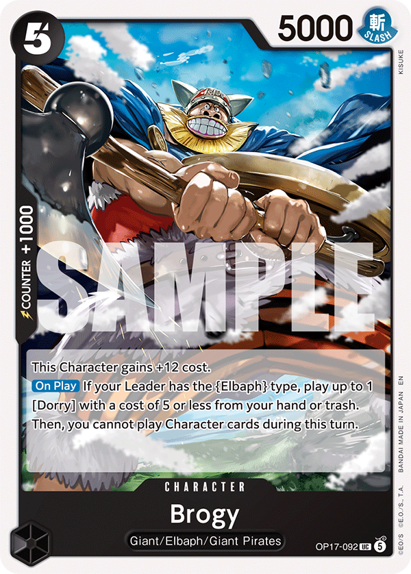 Brogy (Character) (OP17-092) (UC)