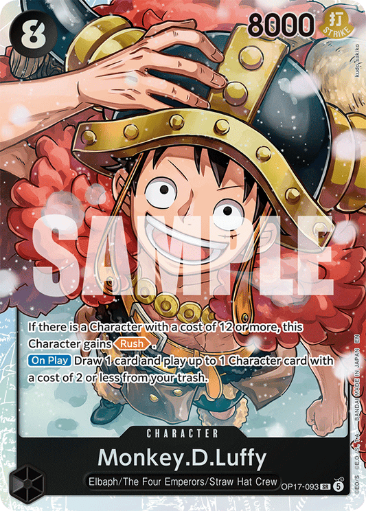Monkey.D.Luffy (Character) (OP17-093) (SR)