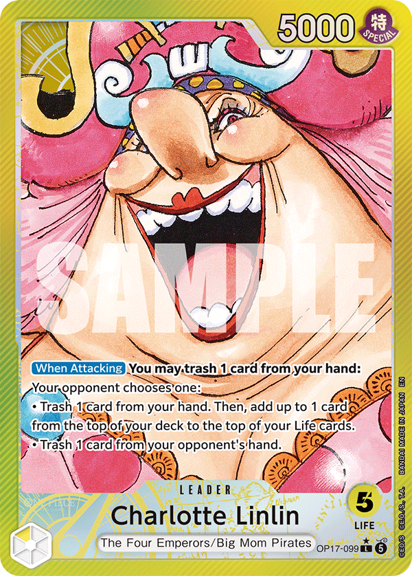 Charlotte Linlin (Leader) (OP17-099) (L) (Alternate Art)