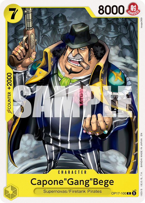 Capone"Gang"Bege (Character) (OP17-100) (C)