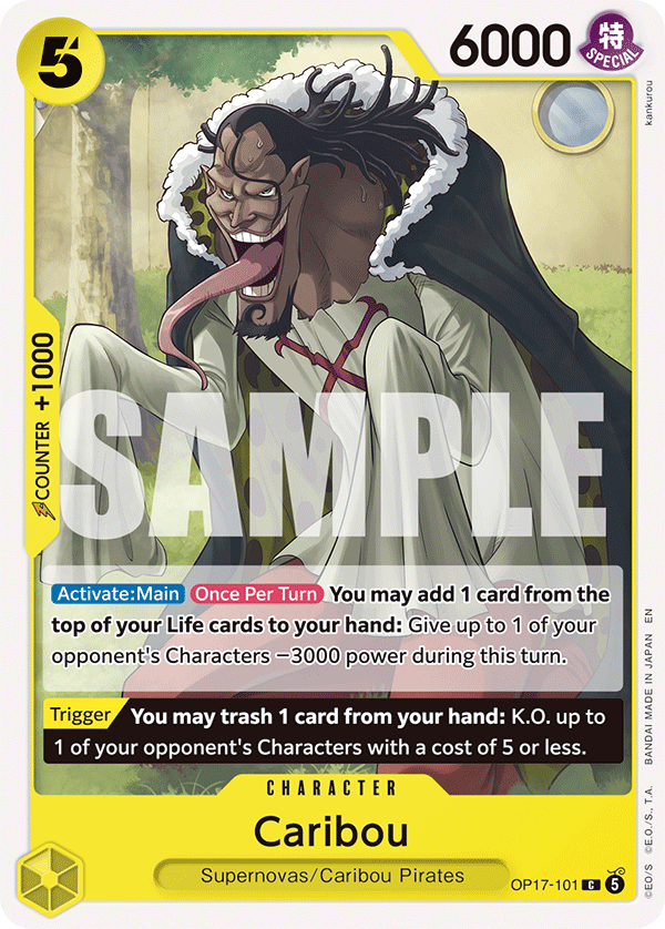 Caribou (Character) (OP17-101) (C)
