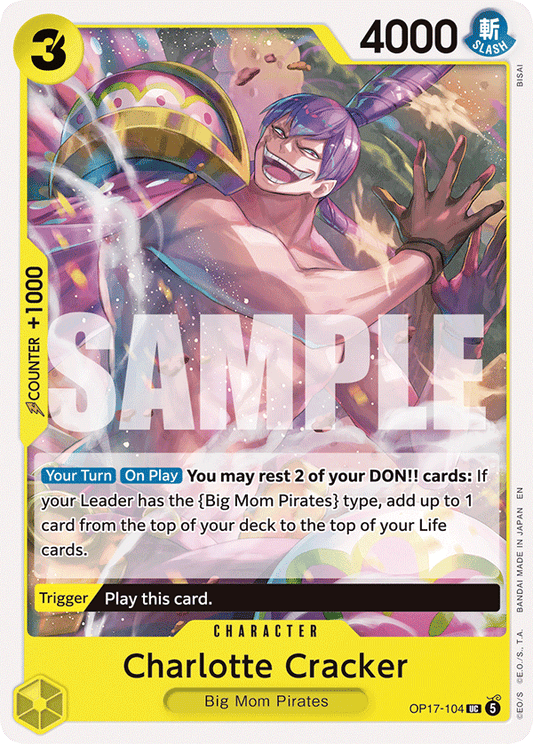 Charlotte Cracker (Character) (OP17-104) (UC)