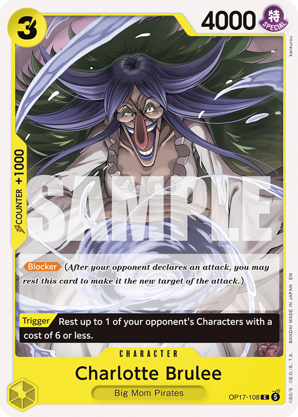 Charlotte Brulee (Character) (OP17-108) (C)