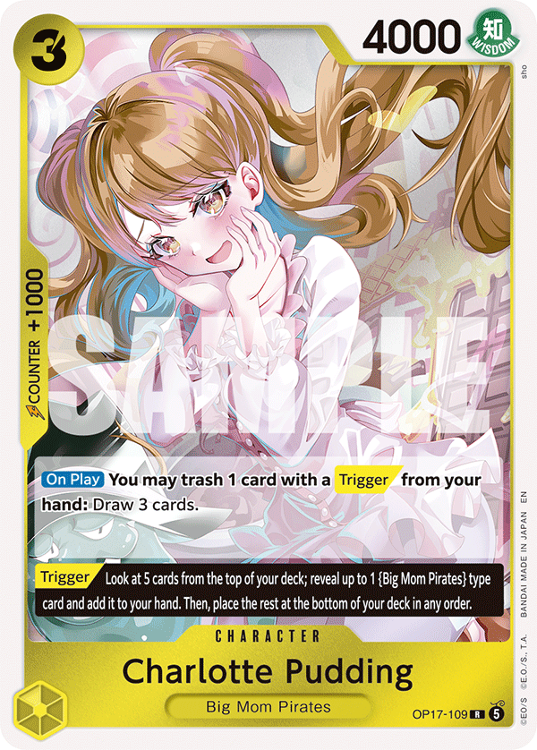 Charlotte Pudding (Character) (OP17-109) (R)