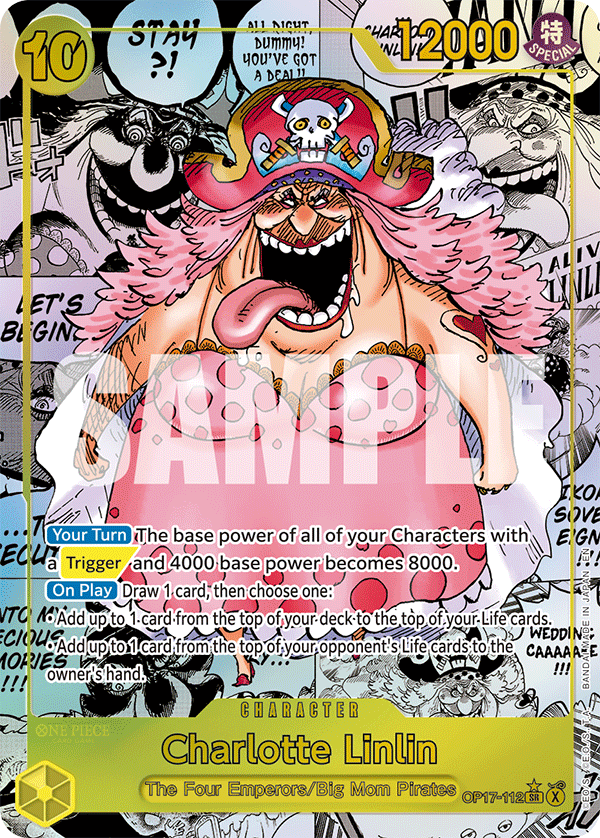 Charlotte Linlin (Character) (OP17-112) (SR) (Manga Alternate Art)