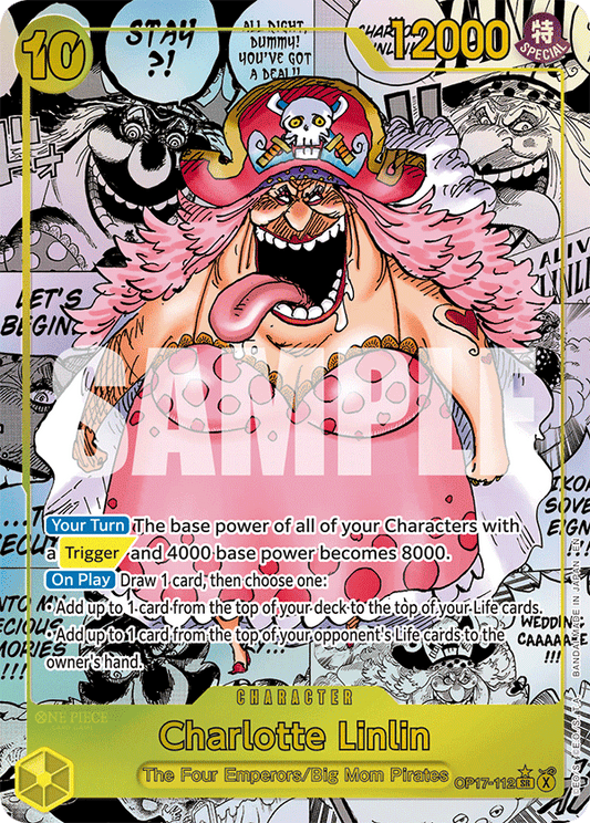 Charlotte Linlin (Character) (OP17-112) (SR) (Manga Alternate Art)