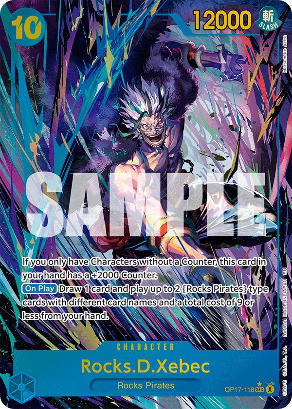 Rocks.D.Xebec (Character) (OP17-118) (SEC) (Alternate Art)