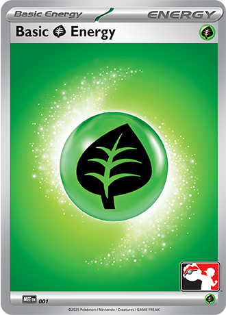Basic Grass Energy (Basic Energy) (PPS9-MEE-001) (Play! Pokémon Stamp)