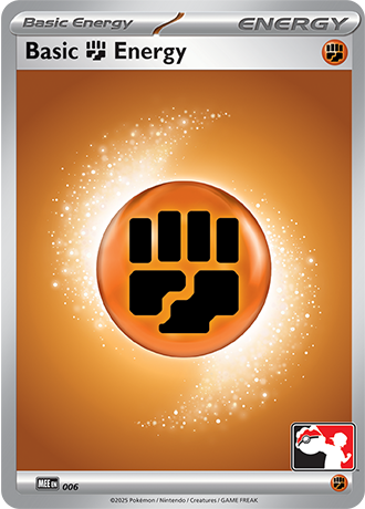 Basic Fighting Energy (Basic Energy) (PPS9-MEE-006) (Play! Pokémon Stamp)