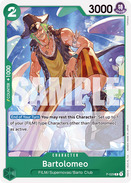Bartolomeo (Character) (P-029) (ST16 Reprint) (P)