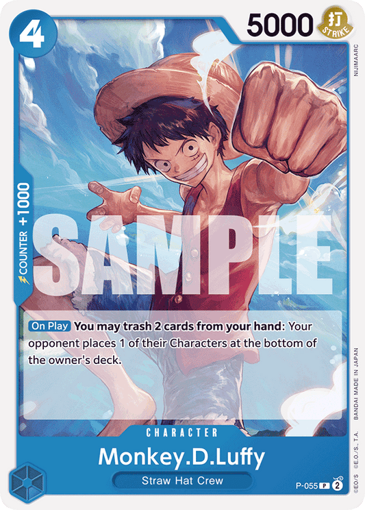 Monkey D Luffy (Character) (P-055) (PRB01 Reprint) (P)
