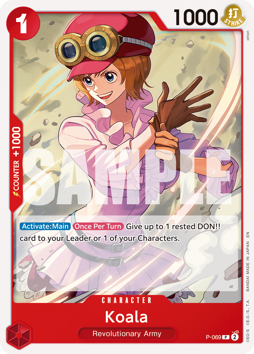 Koala (Luffy Deck) (Character) (P-069) (PR) (Learn To Play Reprint)