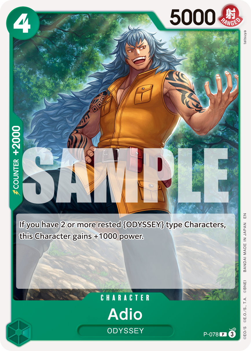 Adio (Character) (P-078) (P) (NON-FOIL) (PRB02)