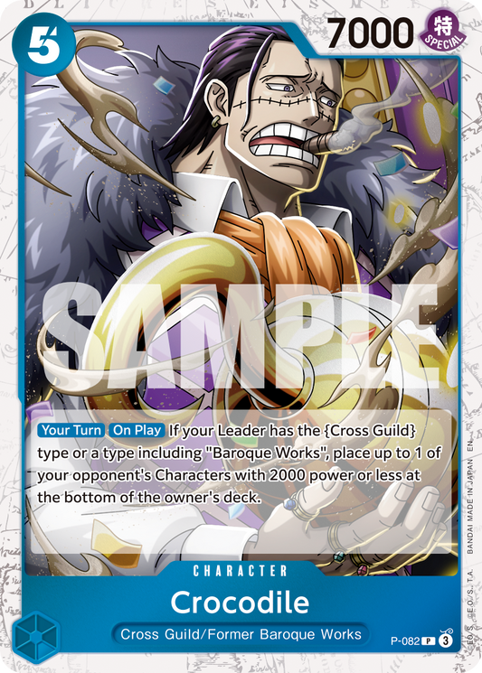 Crocodile (Character) (P-082) (P) (Pirate Foil) (PRB02)