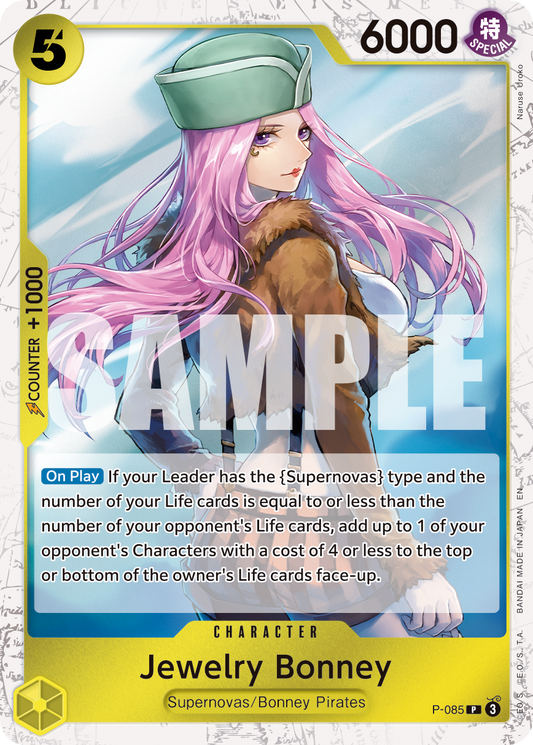 Jewelry Bonney (Character) (P-085) (P) (Pirate Foil) (PRB02)