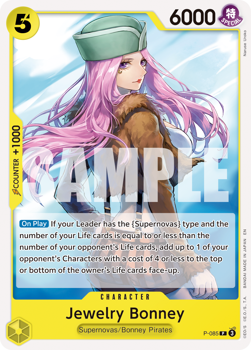 Jewelry Bonney (Character) (P-085) (P) (NON-FOIL) (PRB02)