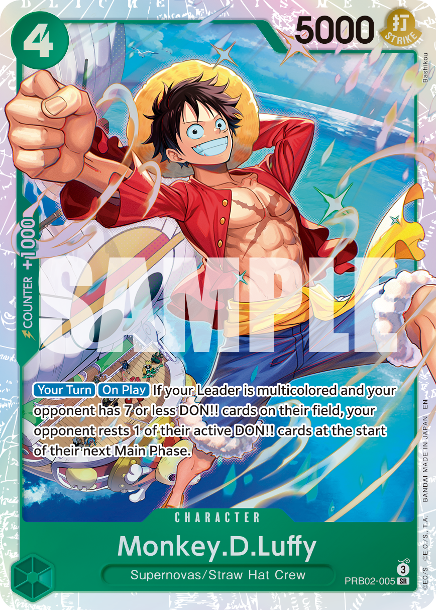 Monkey D Luffy (PRB02-005) (SR)