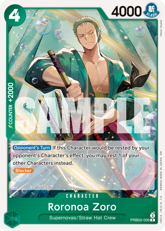 Roronoa Zoro (Character) (PRB02-006) (R)