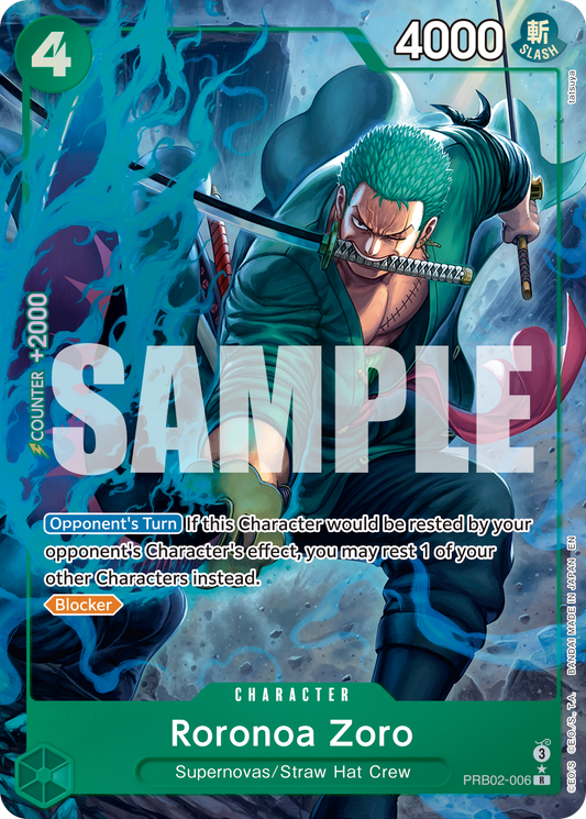 Roronoa Zoro (PRB02-006) (R) (Alternate Art)