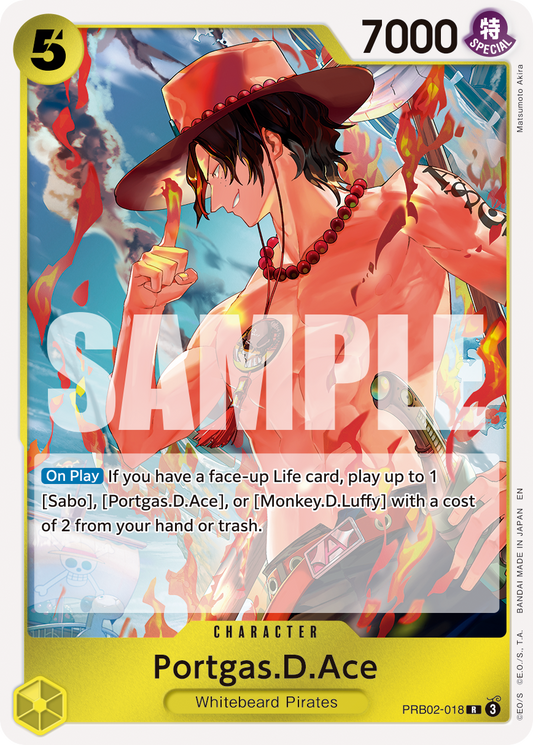 Portgas D Ace (Character) (PRB02-018) (R)