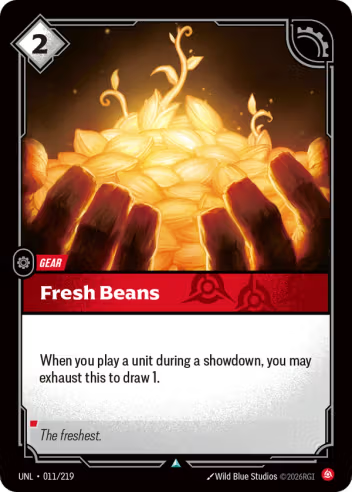 Fresh Beans (Spell) (UNL-011/219) (U)