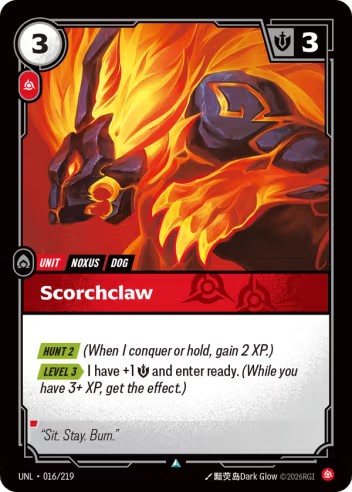 Scorchclaw (Unit) (UNL-016/219) (U)